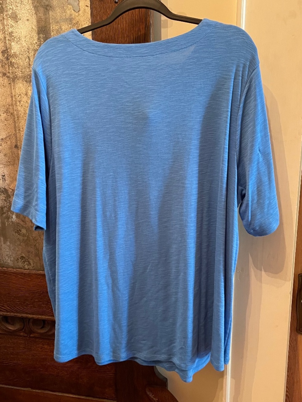 J Jill Pima Slub Elbow Sleeve Tee - Size 2x - Picture 2 of 10